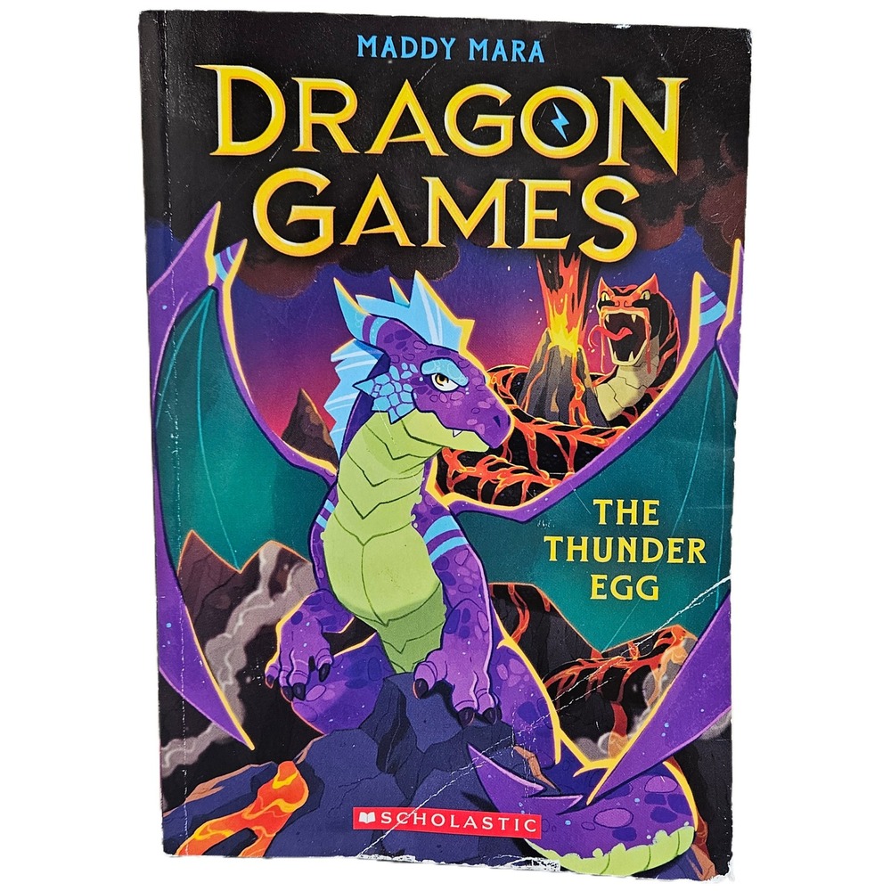 Dragon Games The Thunder Egg by Maddy Mara Paperback Chapter Book for Kids Used